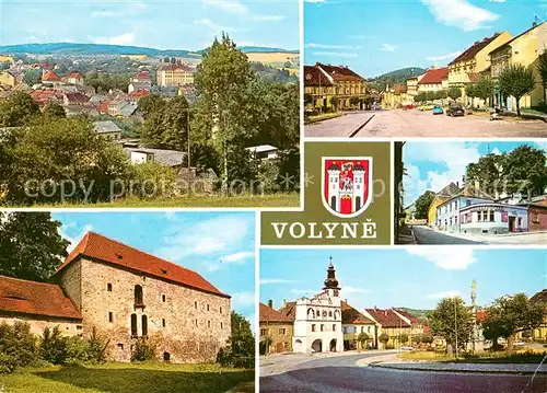 AK / Ansichtskarte Volyne_CZ Vznikla pri brodu pres Volynku Poprve se pripomina v roce Pekna renesancni radnice 