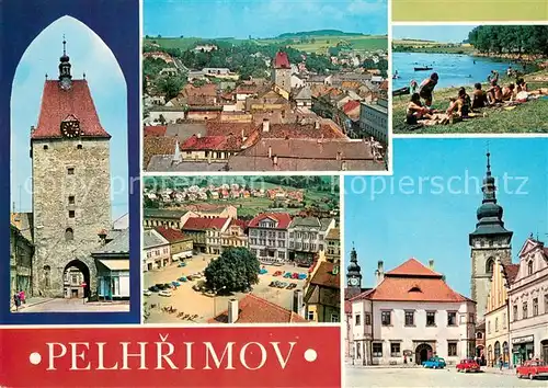 AK / Ansichtskarte Pelhrimov_Pilgram_CZ Prumyslove a kulturne vyznamne mesto bylo zalozeno
V jeho historickem jadru se zachovaly renesancni a barokni domy dve mestske brany zamek a kostely gotickeho puvodu 