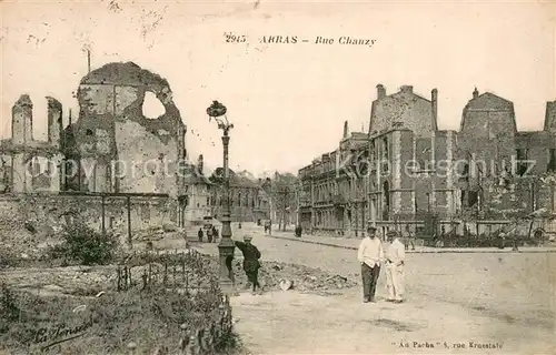 AK / Ansichtskarte Arras_Pas de Calais_62 Rue Chanzy apres le bombardement 