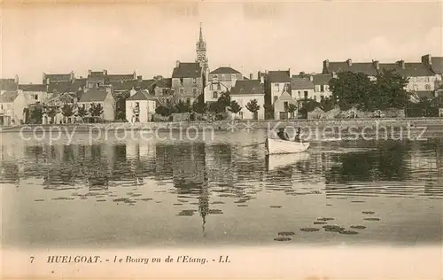 AK / Ansichtskarte Huelgoat_29 Le Bourg vu de l Etang 