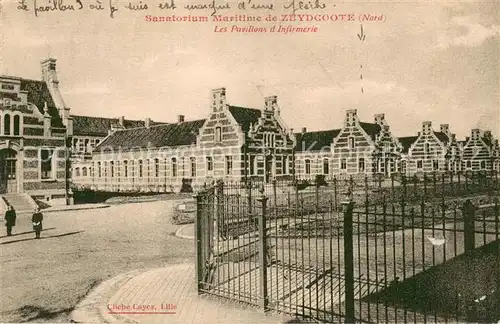 AK / Ansichtskarte Zuydcoote_59 Sanatorium Maritime Les Pavillons d Infirmerie 