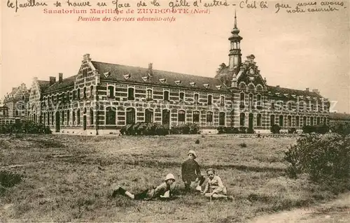 AK / Ansichtskarte Zuydcoote_59 Sanatorium Maritime Pavillon des Services administatratifs 