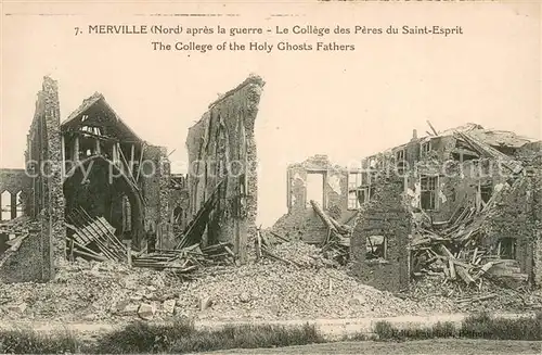 AK / Ansichtskarte Merville_59 apres la guerre Le College des Peres du Saint Esprit 