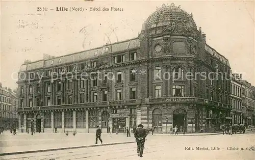 AK / Ansichtskarte Lille_59 Hotel des Postes 