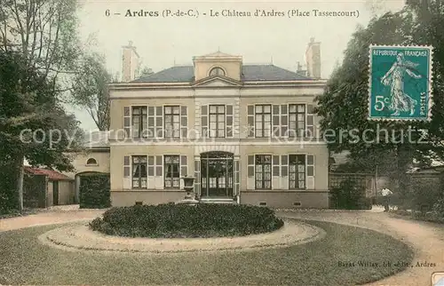 AK / Ansichtskarte Ardres_62 Le Chateau dArdres Place Tassencourt 