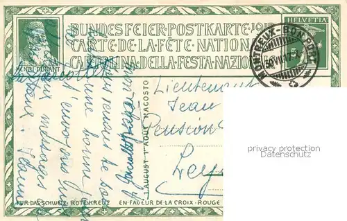 AK / Ansichtskarte Bundesfeier_Schweiz zuerich 1917 Boscavils 