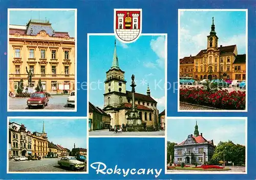 AK / Ansichtskarte Rokycany_Rokitzan_CZ Dne je zde cela rada zavodu celostatniho vyznamu a v okoli rada mist turistickeho vyznamu Rokycany jsou okresnim mestem 