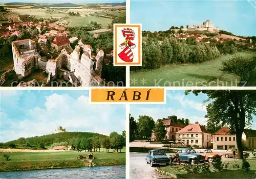 AK / Ansichtskarte Rabi_CZ Hrad Castle Burg Le chateau Zalozen Ryzmberka Jana Zizky 