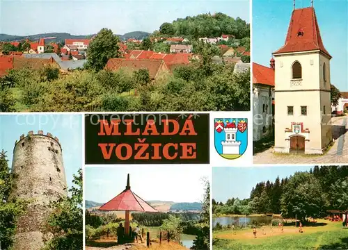 AK / Ansichtskarte Mlada_Vozice_Jung_Woschitz_CZ Panorama Hradem Barokni Zamek Gotickeho hradu Semberka 