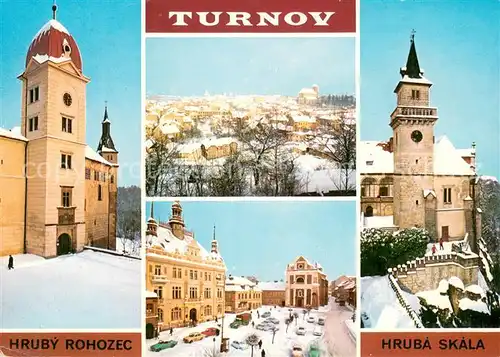 AK / Ansichtskarte Turnov_CZ Hruby Rohozec Panorama Hruba Skala 