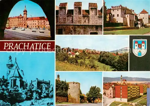 AK / Ansichtskarte Prachatice Schloss Panorama Turm Prachatice