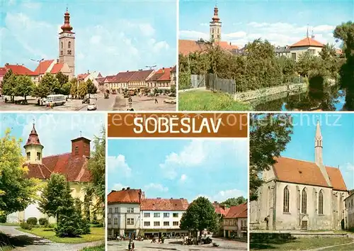 AK / Ansichtskarte Sobeslav Kirchen Teilansichten Sobeslav