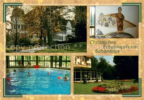 AK / Ansichtskarte Rehnenhof Christliches Erholungsheim Schoenblick Hallenbad Park Rehnenhof