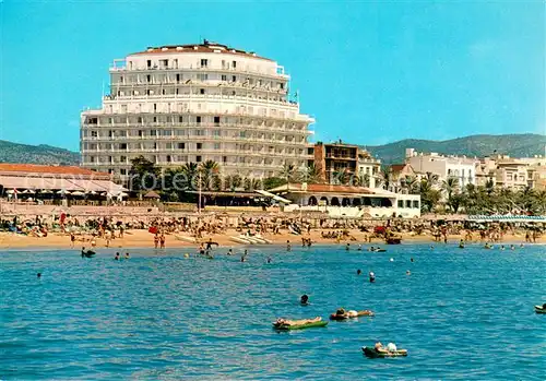 AK / Ansichtskarte Sitges Hotel Calipolis Strand Sitges