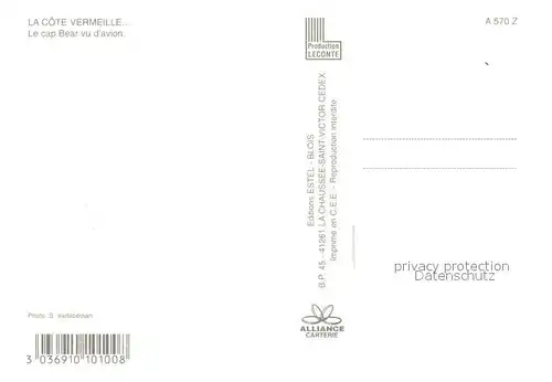 AK / Ansichtskarte Cap_Bear_Port Vendres_66 Vue aerienne 