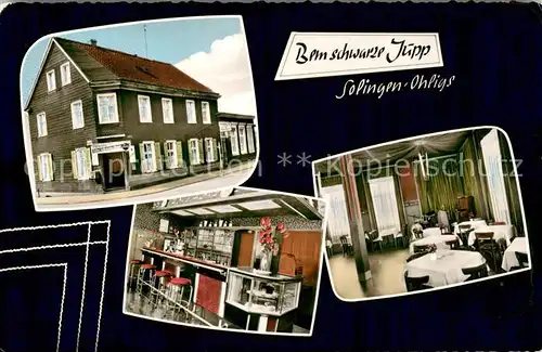 AK / Ansichtskarte Ohligs Gaststaette Bem schwarze Jupp Gaststube Bar Ohligs
