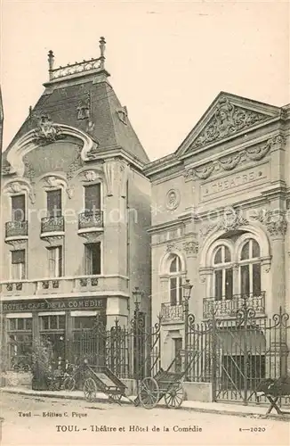 AK / Ansichtskarte Toul_54 Theatre et Hotel de la Comedie 