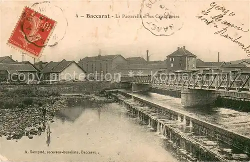 AK / Ansichtskarte Baccarat_54 La Passerelle et les Cristalleries 