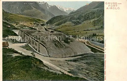 AK / Ansichtskarte Airolo_TI Fort Airolo 