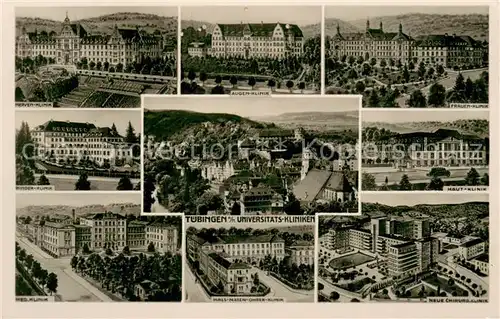 AK / Ansichtskarte Tuebingen Universitaets Kliniken Teilansichten Tuebingen