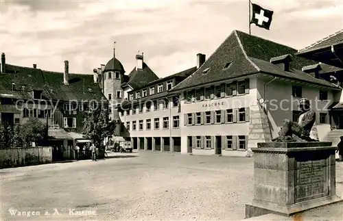 AK / Ansichtskarte Wangen_Aare_BE Kaserne 