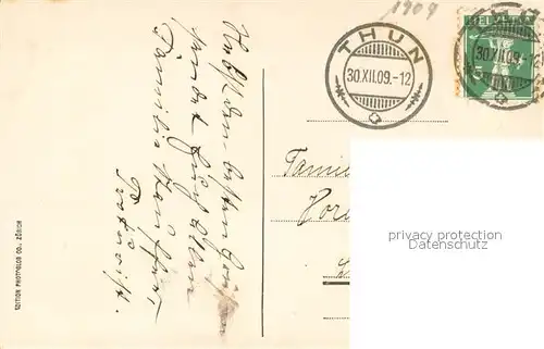 AK / Ansichtskarte Thun_BE Schloss Thun_BE