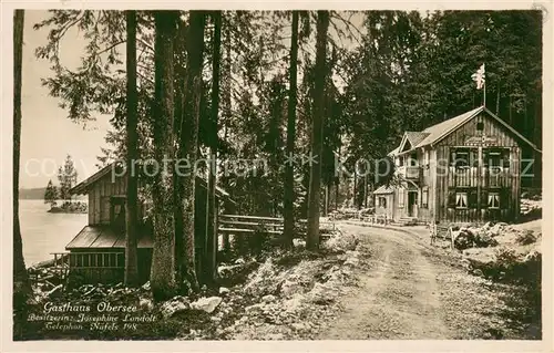 AK / Ansichtskarte Naefels Gasthaus Obersee Naefels