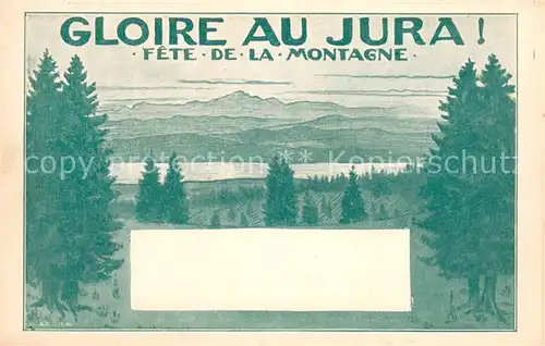 AK / Ansichtskarte St Cergue_Nyon_Suisse Fete de la Montagne 1912 