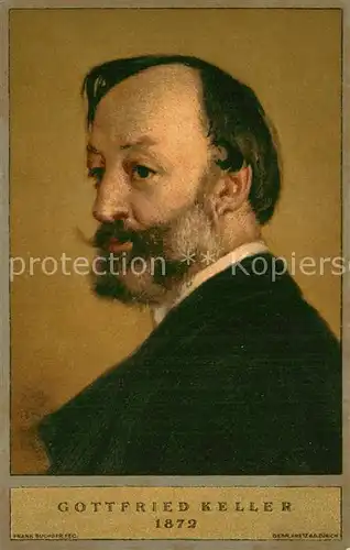 AK / Ansichtskarte Bundesfeier_Schweiz Gottfried Keller 1842 