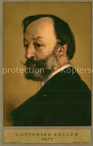 AK / Ansichtskarte Bundesfeier_Schweiz Gottfried Keller 