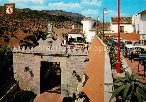 AK / Ansichtskarte Cordoba_Andalucia_ES Restaurante Castillo de la Albaida Vista parcial del comedor terraza al aire libre 