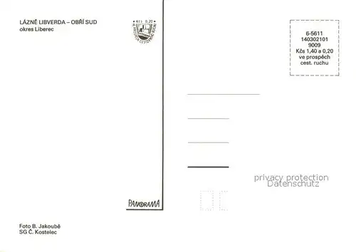 AK / Ansichtskarte Lazne_Libverda_Bad_Liebwerda Obri Sud okres Liberec 