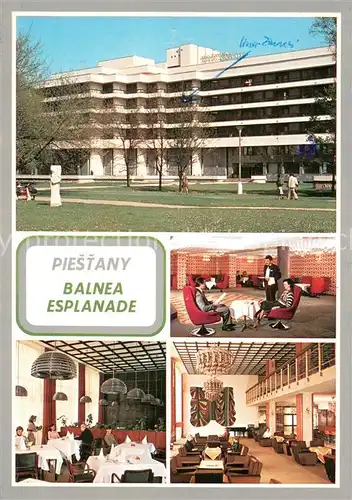 AK / Ansichtskarte Piestany Balnea Esplanade Foyer Gastraeume Piestany