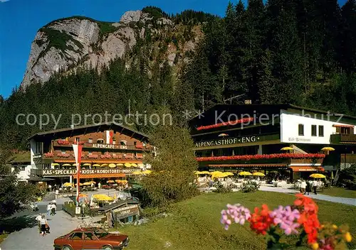 AK / Ansichtskarte Hinterriss_Tirol Alpengasthof und Alpencafe Eng am Gr Ahornboden Hinterriss Tirol