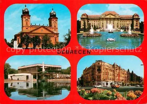 AK / Ansichtskarte Debrecen_Debrezin_HU Schloss Park Wasserspiele  
