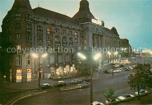 AK / Ansichtskarte Budapest Hotel Gellert am Abend Budapest