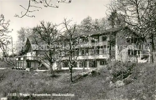 AK / Ansichtskarte Weggis_Vierwaldstaettersee Aargauisches Blaukreuzheim Weggis_Vierwaldstaettersee