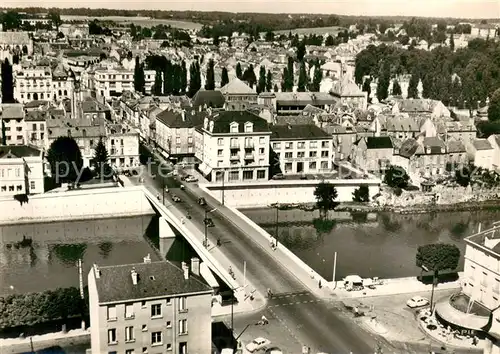 AK / Ansichtskarte Melun_77 Quai Jaffre et le Pont Neuf Vue aerienne 