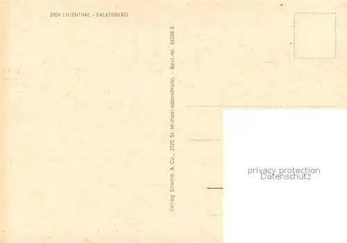 AK / Ansichtskarte Falkenberg_Lilienthal Edeka Kaufhaus Kirche Schule Falkenberg Lilienthal