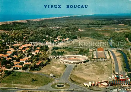 AK / Ansichtskarte Vieux Boucau les Bains_40_Landes Vue densemble aerienne Au premier plan les arenes 