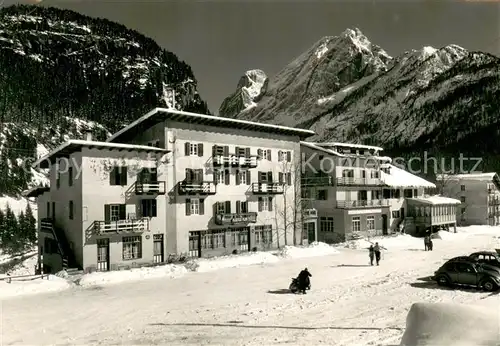 AK / Ansichtskarte Alba_di_Canazei_1560m_Dolomiti Albergo Alba 