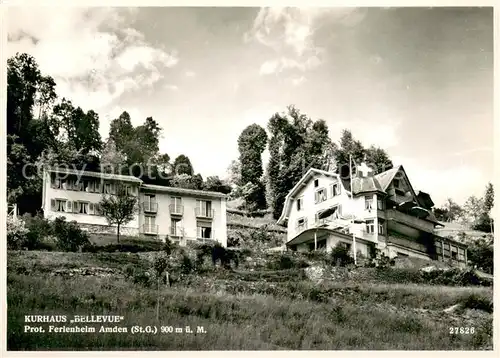 AK / Ansichtskarte Amden_SG Kurhaus Bellevue Amden_SG