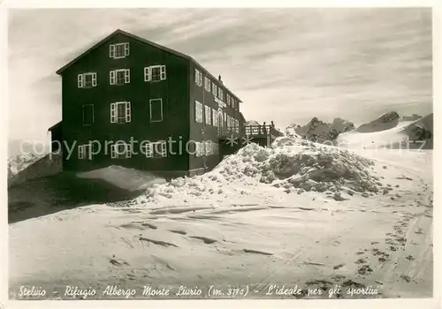 AK / Ansichtskarte Stelvio_Trentino Rifugio Albergo Monte Livrio 