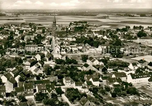 AK / Ansichtskarte Anrath_Rhein Fliegeraufnahme Anrath Rhein