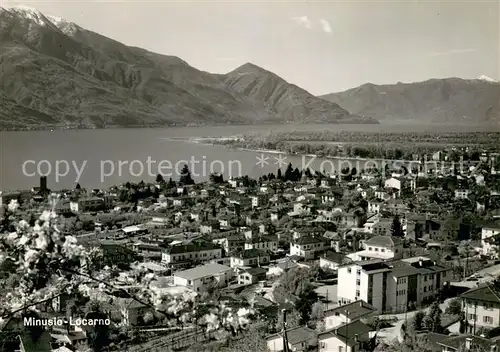 AK / Ansichtskarte Minusio_Locarno_TI Panorama Minusio_Locarno_TI