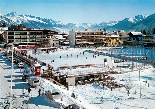 AK / Ansichtskarte Montana Vermala La patinoir et le Curling Montana Vermala