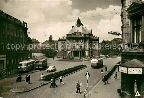 AK / Ansichtskarte Most_Bruex_Czechia namesti B Smetany s Divadlem pracujicich 