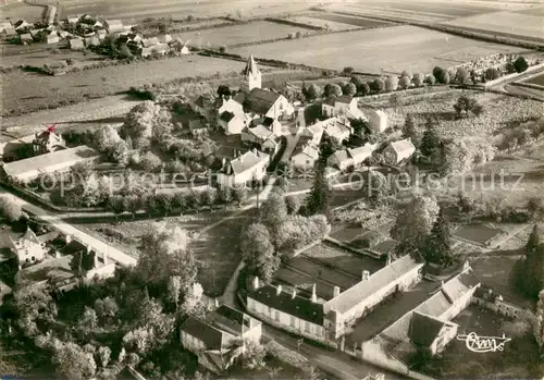 AK / Ansichtskarte Fontaines les Chalon Vue aerienne sur l Eglise 