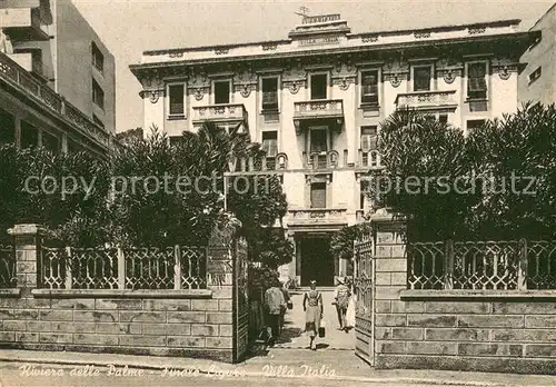 AK / Ansichtskarte Finale_Ligure_IT Villa Italia 