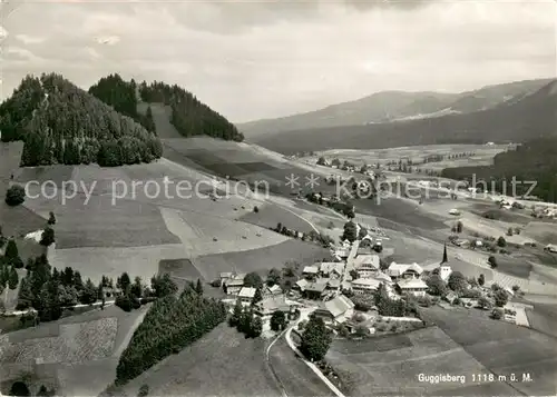 AK / Ansichtskarte Guggisberg_BE Fliegeraufnahme 